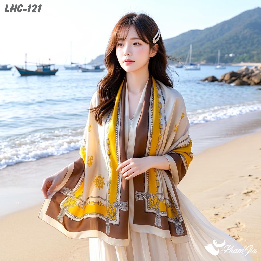 Khăn Choàng Lụa Hàng Châu (LHC121)