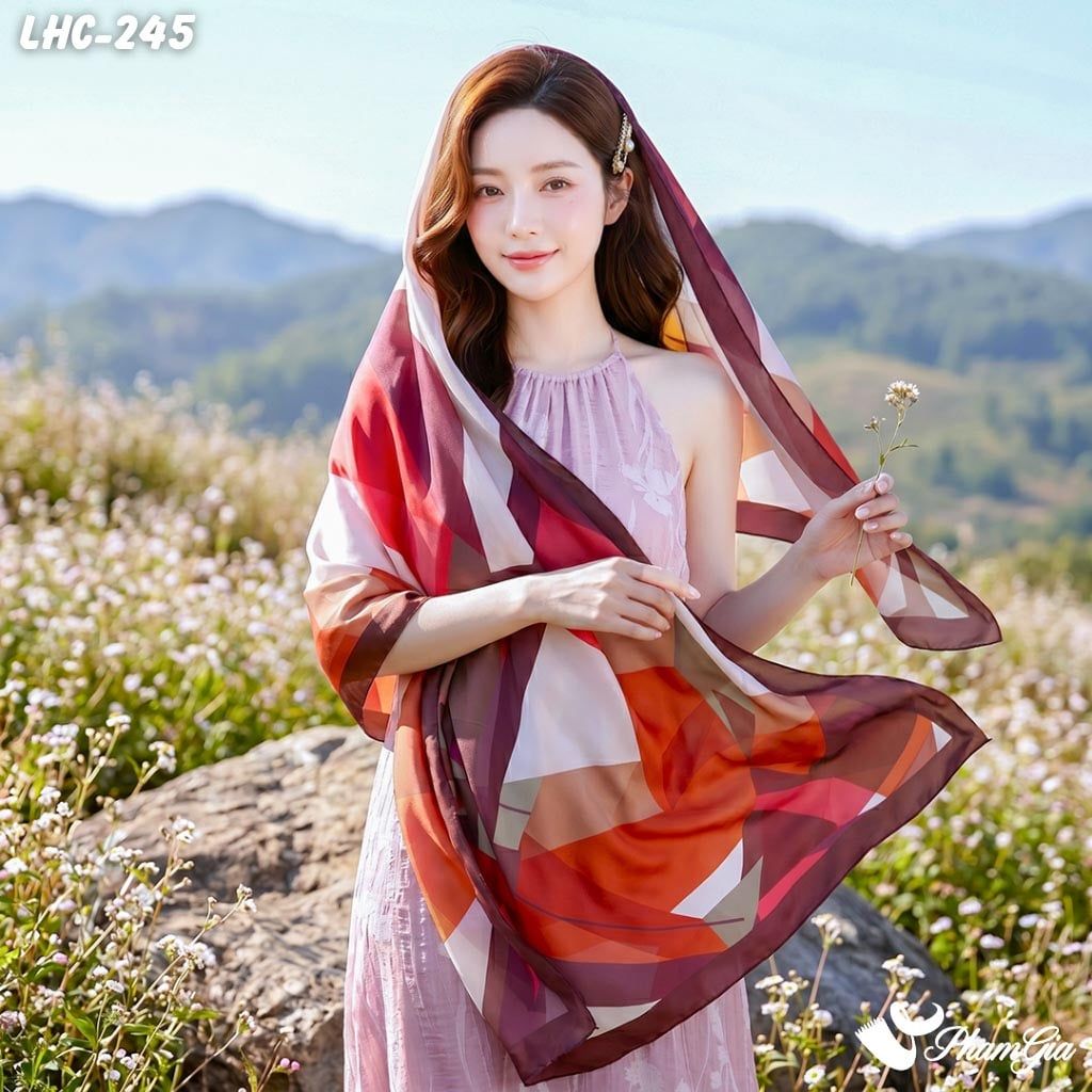 Khăn Choàng Lụa Hàng Châu (LHC245)