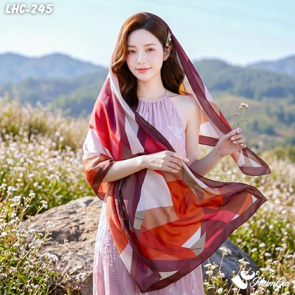 Khăn Choàng Lụa Hàng Châu (LHC245)