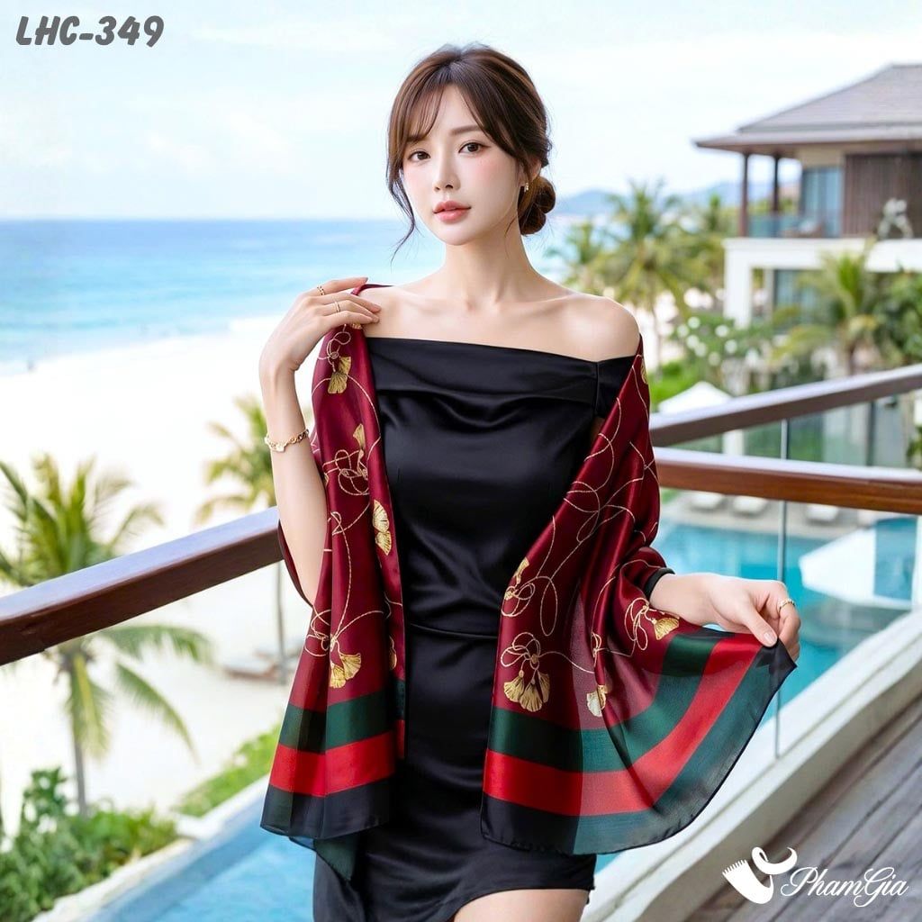 Khăn Choàng Lụa Hàng Châu (LHC349)
