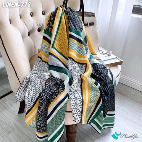 Khăn Choàng Linen Phong Cách Hàn Quốc (LINEN778)