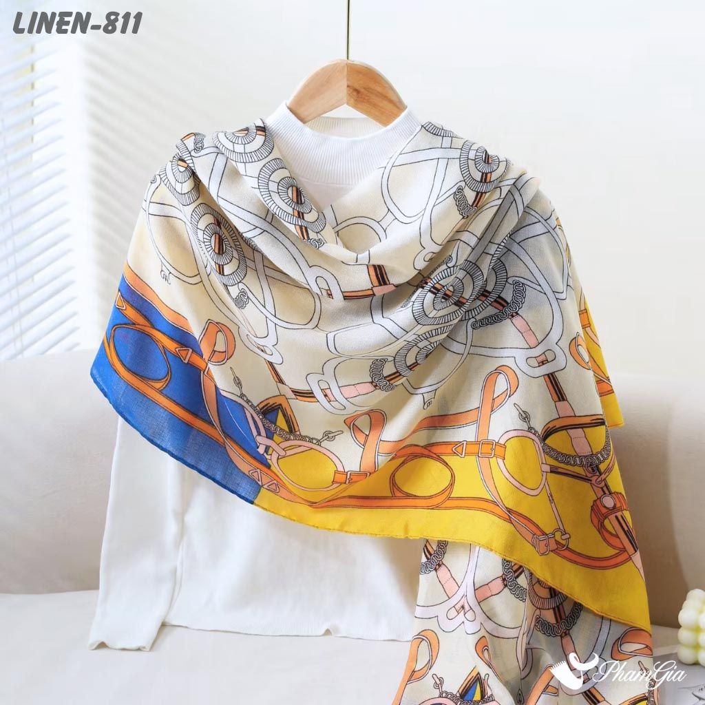 Khăn Choàng Linen Phong Cách Hàn Quốc (LINEN811)