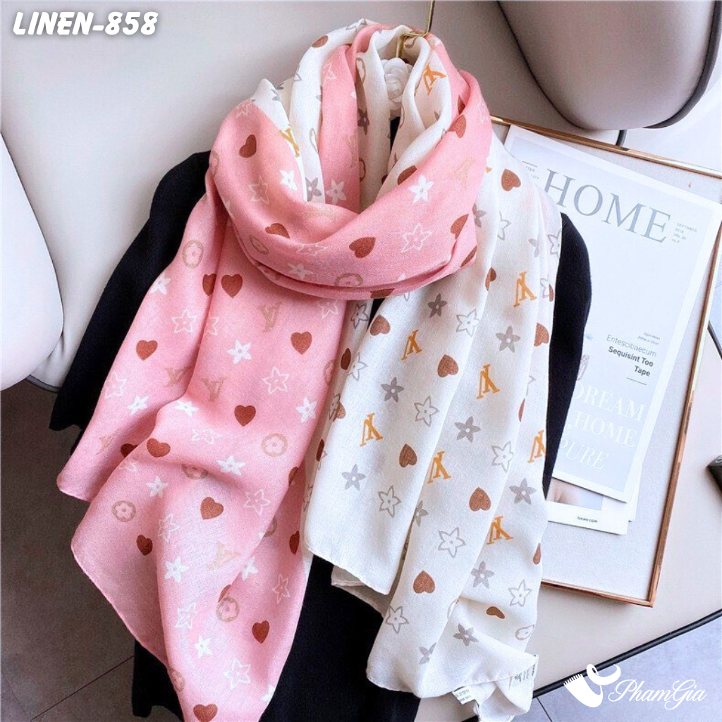 Khăn Choàng Linen Phong Cách Hàn Quốc (LINEN858)