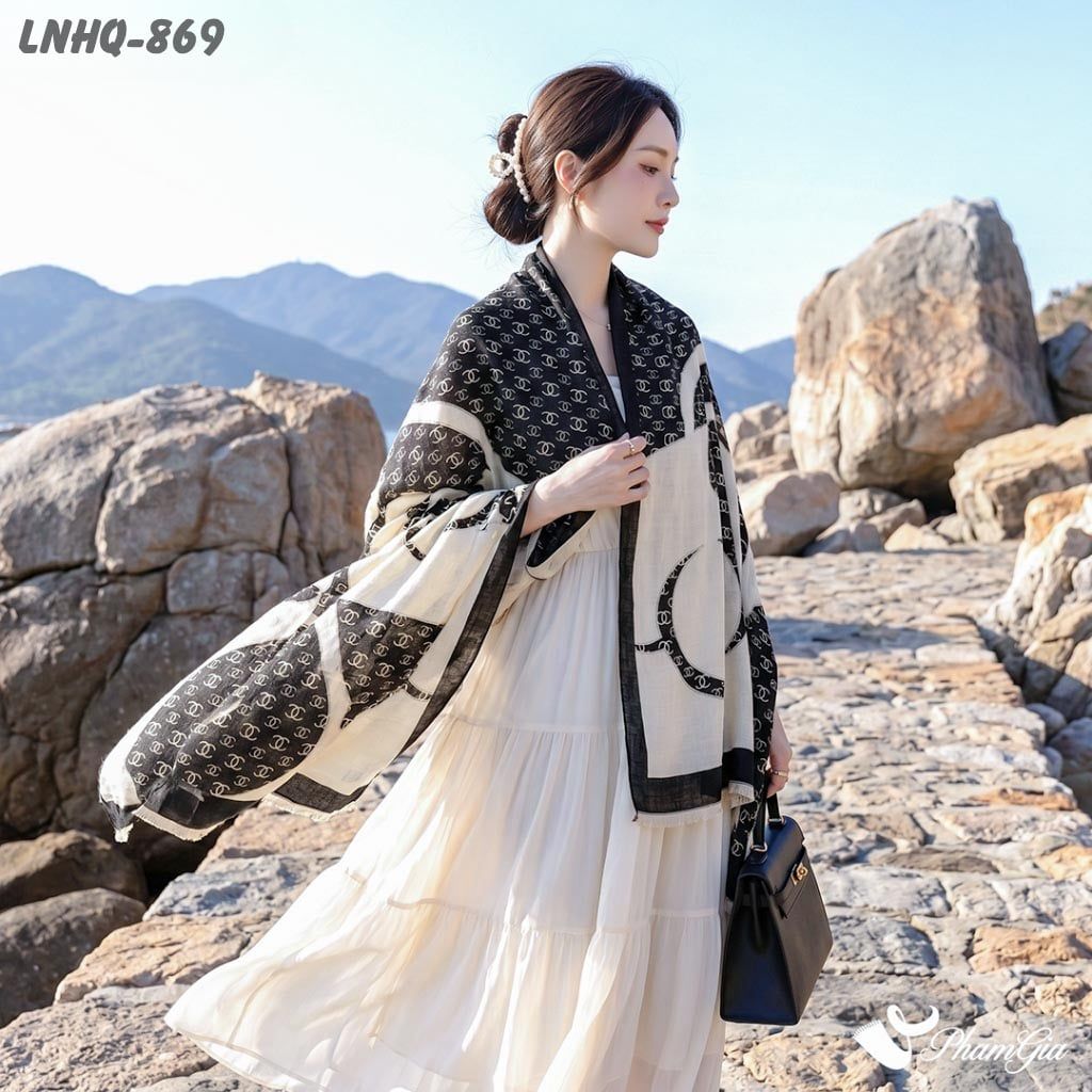 Khăn Choàng Linen Phong Cách Hàn Quốc (LNHQ869)