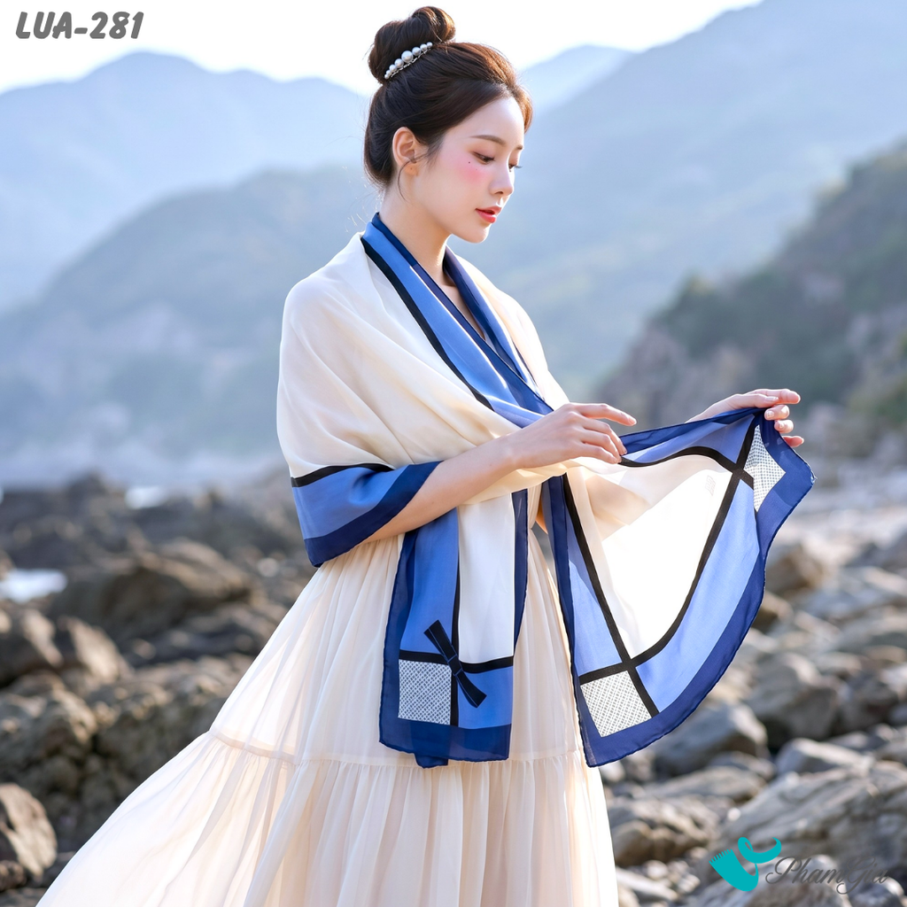 Khăn Choàng Lụa Hàng Châu (LUA281)