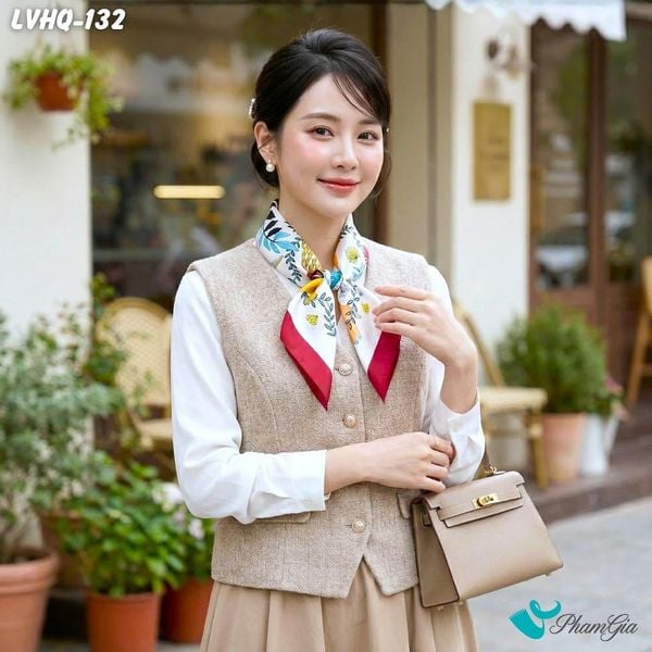 Khăn Lụa Vuông 70*70Cm Phong Cách Hàn Quốc Họa Tiết Boho Độc Đáo (LVHQ132)