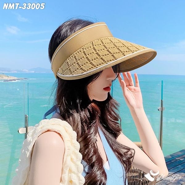 Nón Mui Trần Chống Nắng Cách Nhiệt Thời Trang Màu Xanh Oliu (NMT33005)