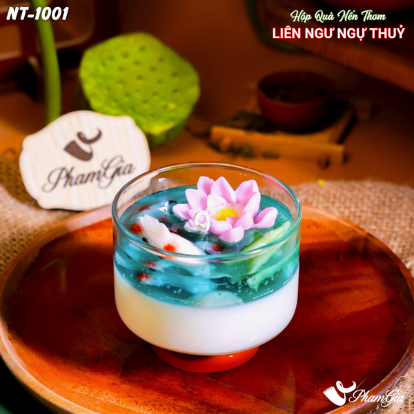 Hộp Quà Nến Thơm Liên Ngư Ngự Thủy (NT1001)