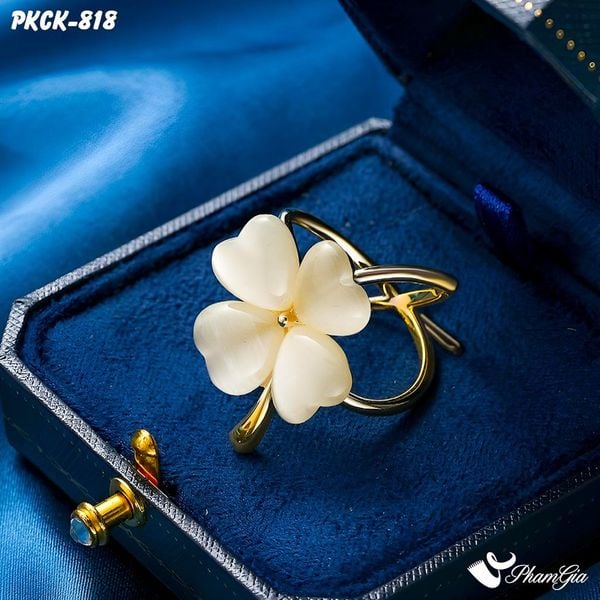 Phụ Kiện Cài Khăn Cỏ Bốn Lá May Mắn (PKCK818)