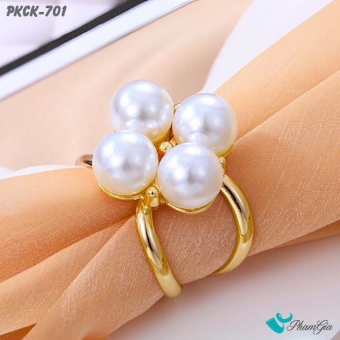 Phụ Kiện Cài Khăn Đính Ngọc Trai Thanh Lịch (PKCK701)