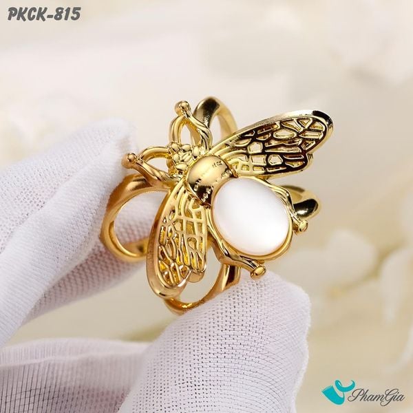 Phụ Kiện Cài Khăn Ong Vàng Đính Ngọc Hiện Đại (PKCK815)