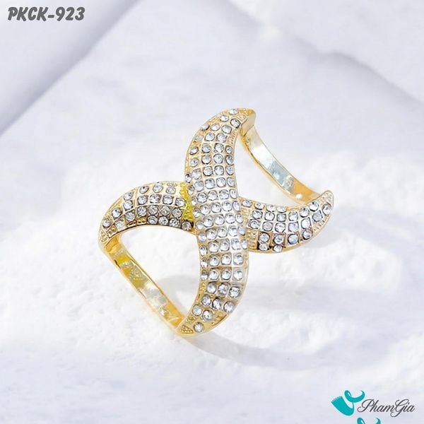 Phụ Kiện Cài Khăn Retro Đính Đá Thanh Lịch (PKCK923)