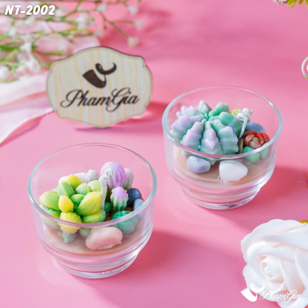 Set Quà 2 Nến Thơm Sen Đá (NT2002)