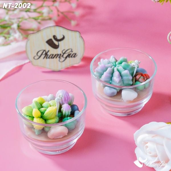 Set Quà 2 Nến Thơm Sen Đá (NT2002)