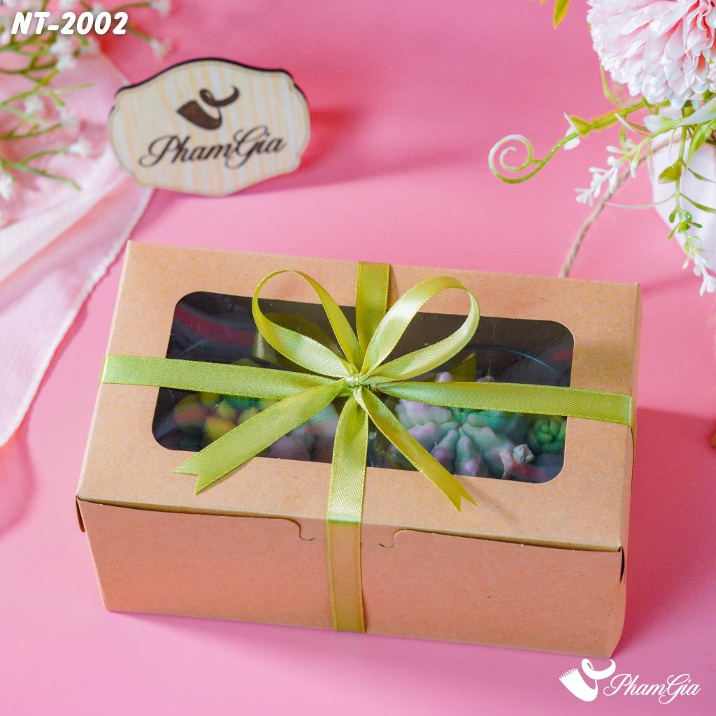 Set Quà 2 Nến Thơm Sen Đá (NT2002)