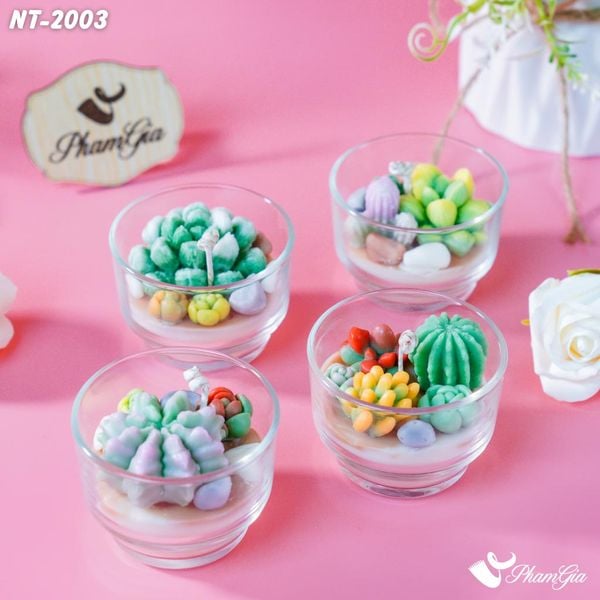 Set Quà 4 Nến Thơm Sen Đá (NT2003)