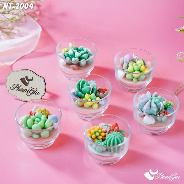 Set Quà 6 Nến Thơm Sen Đá (NT2004)