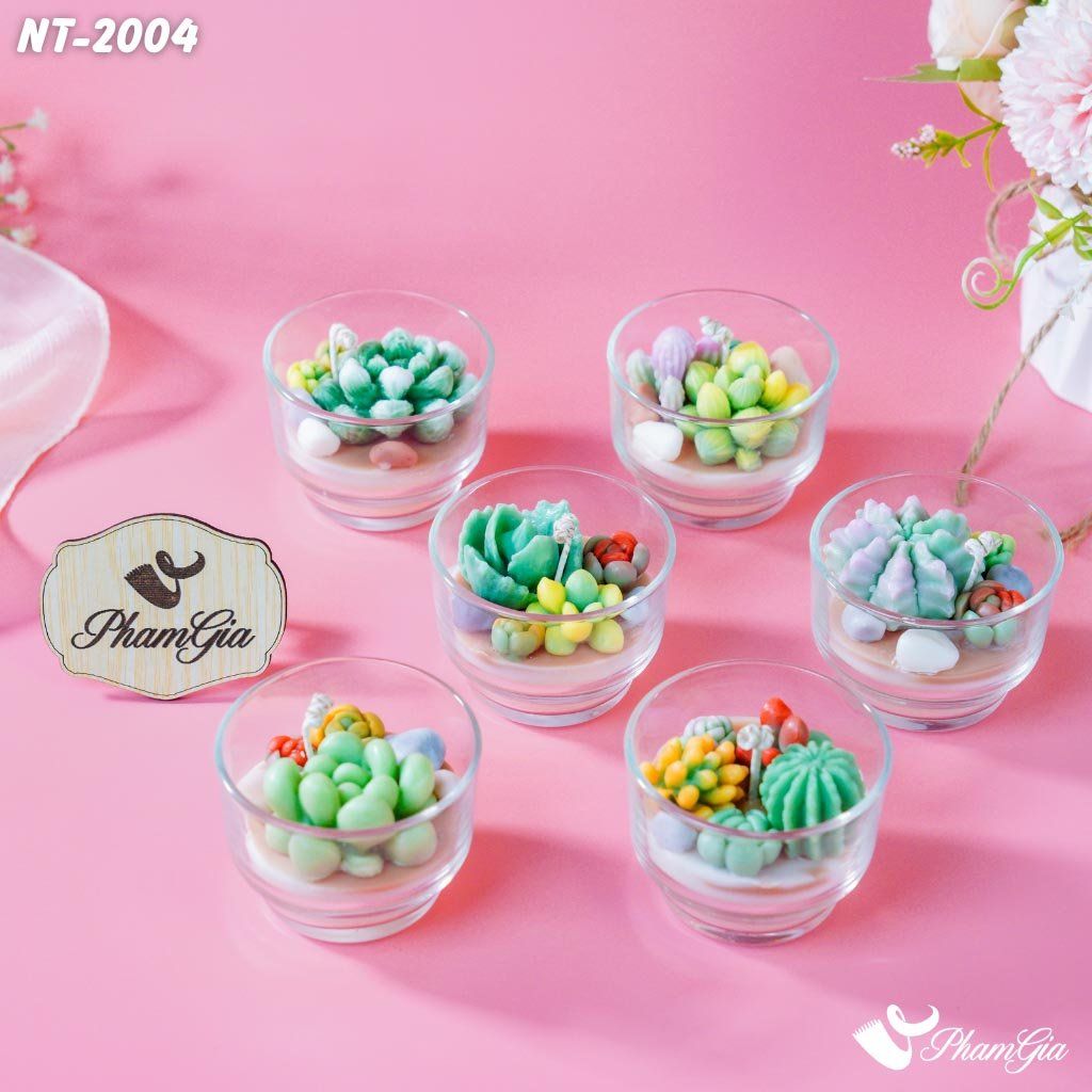 Set Quà 6 Nến Thơm Sen Đá (NT2004)