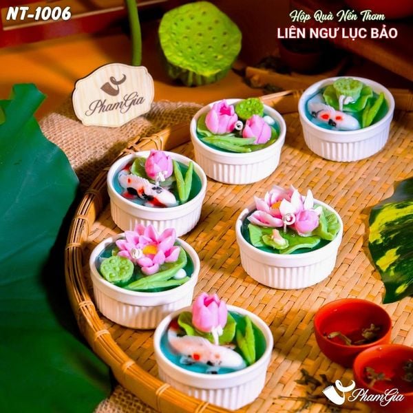 Set Quà Nến Thơm Liên Ngư Lục Bảo (NT1006)