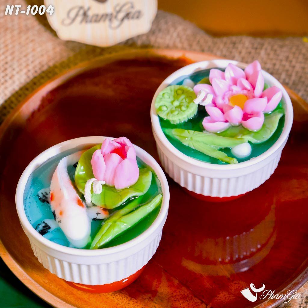 Set Quà Nến Thơm Liên Ngư Song Vũ (NT1004)