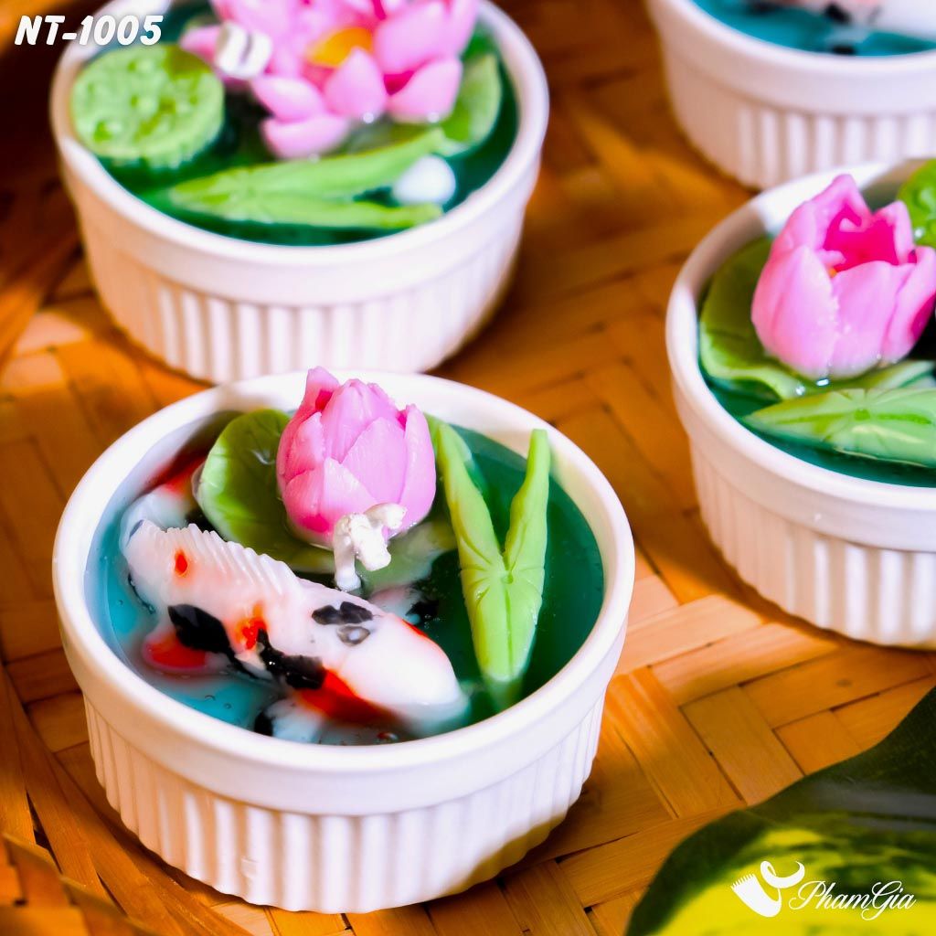 Set Quà Nến Thơm  Liên Ngư Tứ Quý (NT1005)