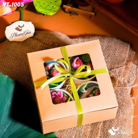 Set Quà Nến Thơm  Liên Ngư Tứ Quý (NT1005)