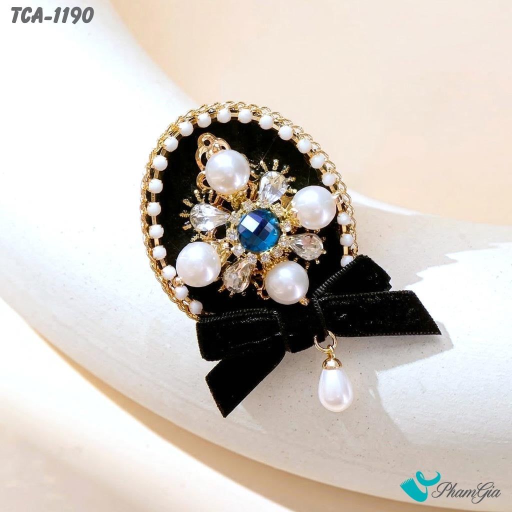 Ghim Cài Áo Họa Tiết Baroque Cổ Điển (TCA1190)
