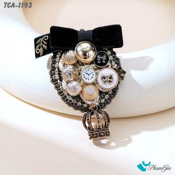 Ghim Cài Áo Họa Tiết Baroque Cổ Điển (TCA1193)