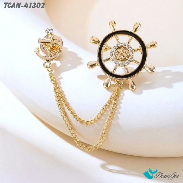 Ghim Cài Áo Nam Họa Tiết Hàng Hải Lịch Lãm (TCAN41302)