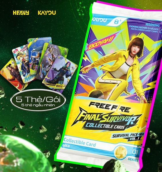  Thẻ Free Fire Final Survivor Vol.1 KAYOU 