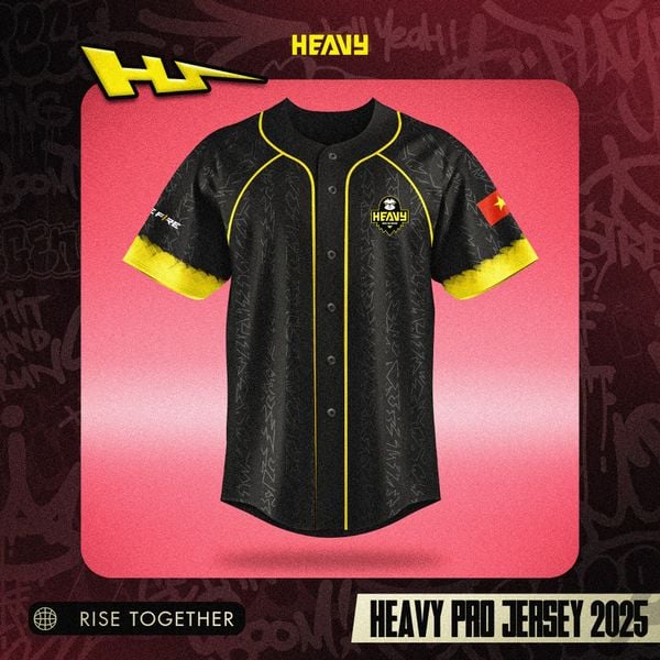  Áo Thi Đấu HEAVY Pro Jersey Mùa Thu 2025 có IN TÊN tuyển thủ 