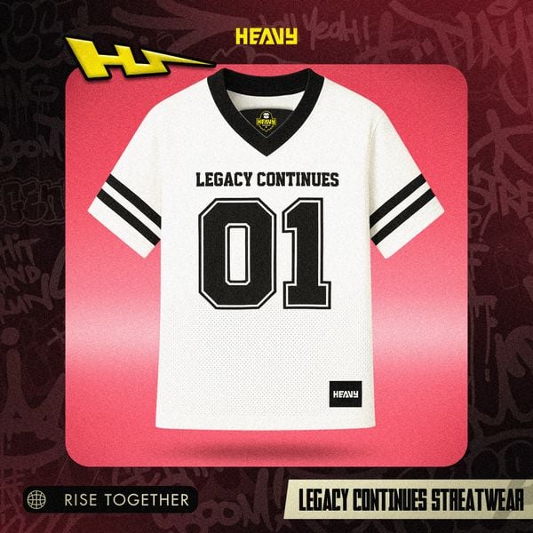  Áo T-shirt streetstyle HEAVY Chính Hãng - HEAVY Legacy Continues 