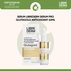 Serum hỗ trợ làm chậm quá trình lão hoá, trẻ hoá da LIBREDERM SERUM PRO GLUTAGOLD ANTIOXIDANT SERUM FOR SKIN RENEWAL - 40ML