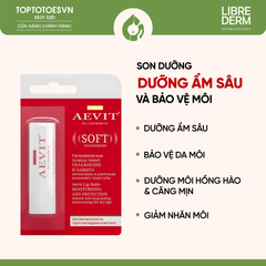 Son dưỡng ẩm sâu và bảo vệ môi AEVIT MOISTURIZING AND PROTECTION LIP BALM - 4G (SOFT)