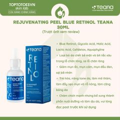 Tinh chất peel da sinh học với Blue retinol và axit trái cây TEANA 