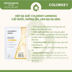 Mặt nạ dưỡng ẩm Colorkey 25ml - COLORKEY HYDRATING FACIAL MASK