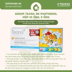 Tinh chất làm dịu và hỗ trợ củng cố hàng rào bảo vệ da TEANA D6 PANTHENOL SERUM