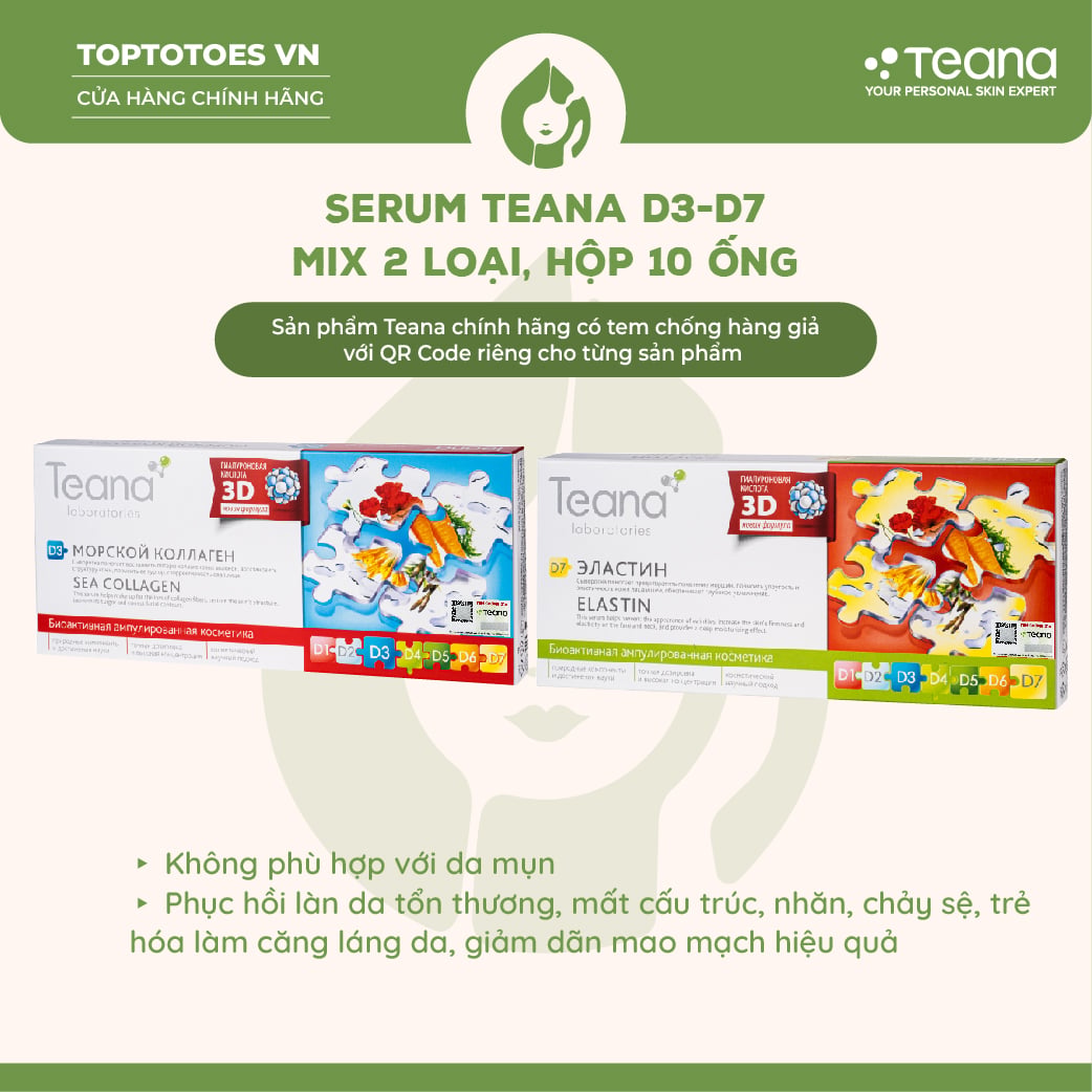 Serum Teana D3 Sea Collagen & D7 Elastin