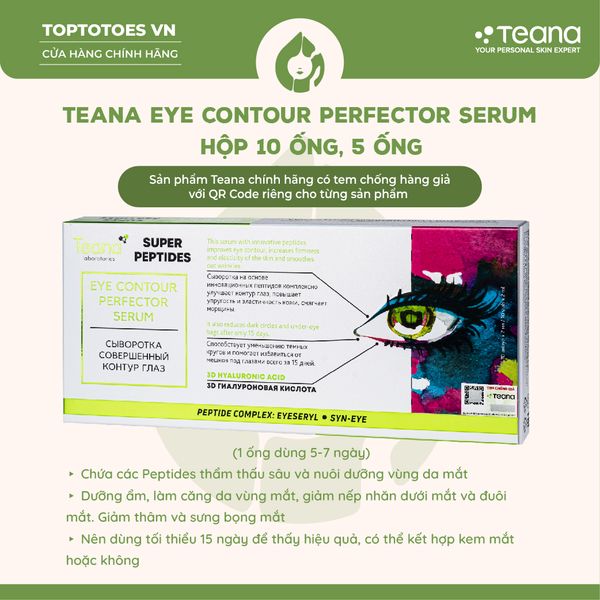 Serum Teana Super Peptides Eye Contour Perfector