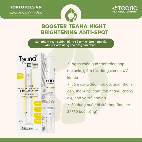 Booster Teana Night Brightening Anti-spot
