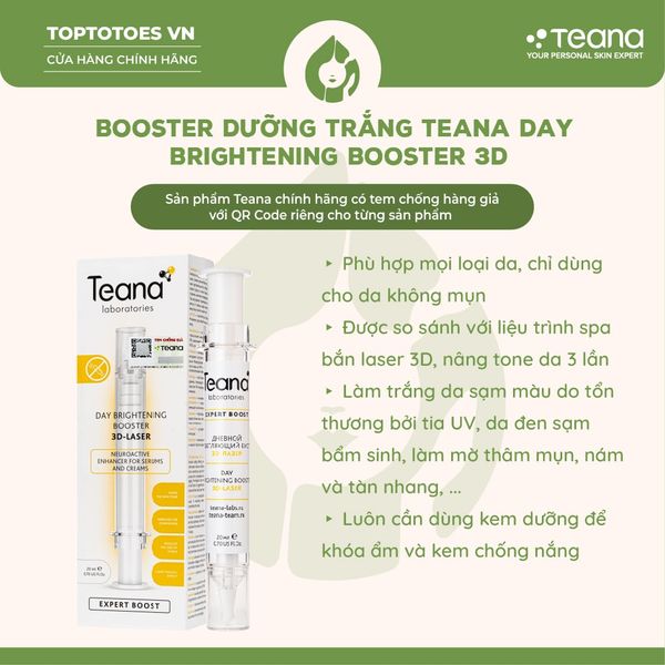 Tinh chất tăng cường Teana Booster Day Brightening 3D-Laser