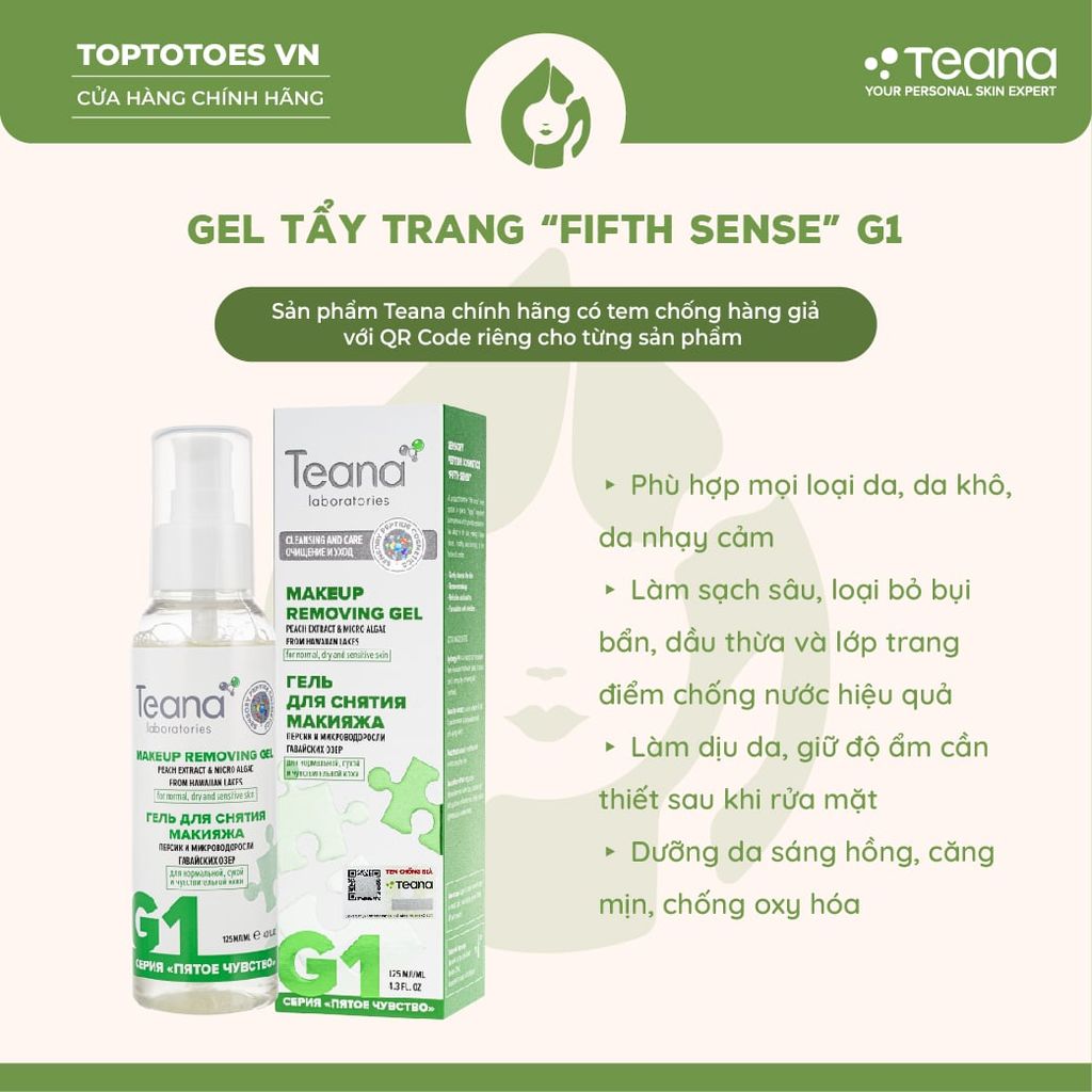 Gel tẩy trang Teana 