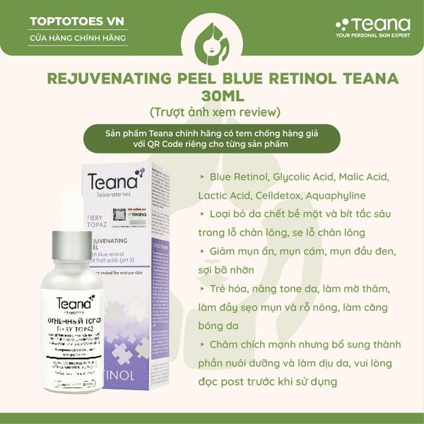 Peel Teana Blue Retinol Rejuvenating Fiery Topaz
