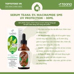 Serum Teana 5% Niacinamide SM5 Super Molecules UV Protection