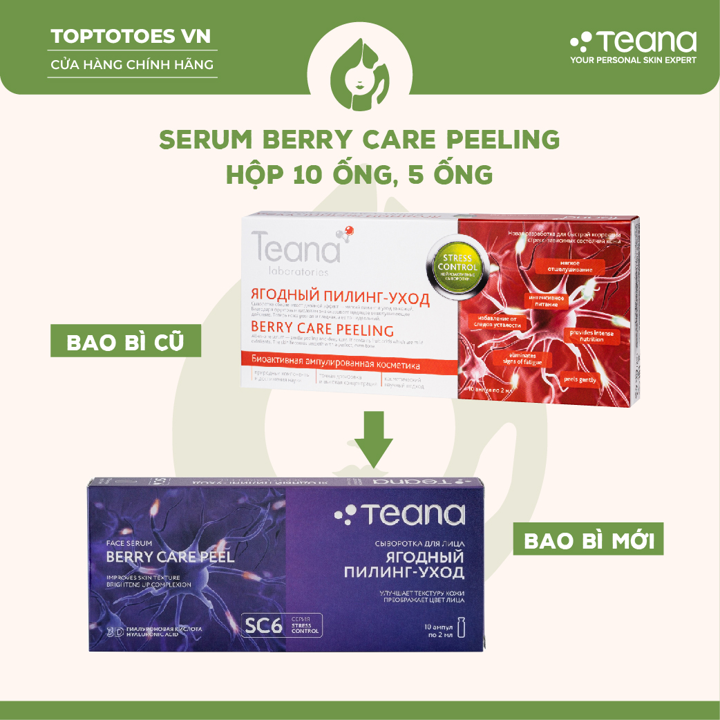 Serum Teana Stress Control Berry Care Peeling