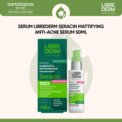 Serum hỗ trợ kiềm dầu, giảm mụn, mờ thâm LIBREDERM SERACIN MATTIFYING ANTI-ACNE SERUM 50ML