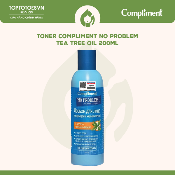 Toner Compliment No Problem Tea Tree Oil 200ml - móp vỏ