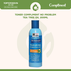 Toner Compliment No Problem Tea Tree Oil 200ml - móp vỏ