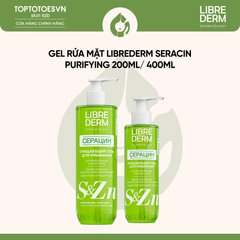Gel rửa mặt làm sạch sâu, hỗ trợ giảm mụn LIBREDERM SERACIN PURIFYING GEL FACE WASH 200ML