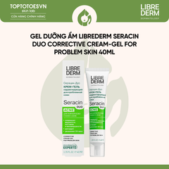 Gel dưỡng ẩm hỗ trợ giảm mụn, mờ thâm LIBREDERM SERACIN DUO CORRECTIVE CREAM-GEL FOR PROBLEM SKIN 40ML